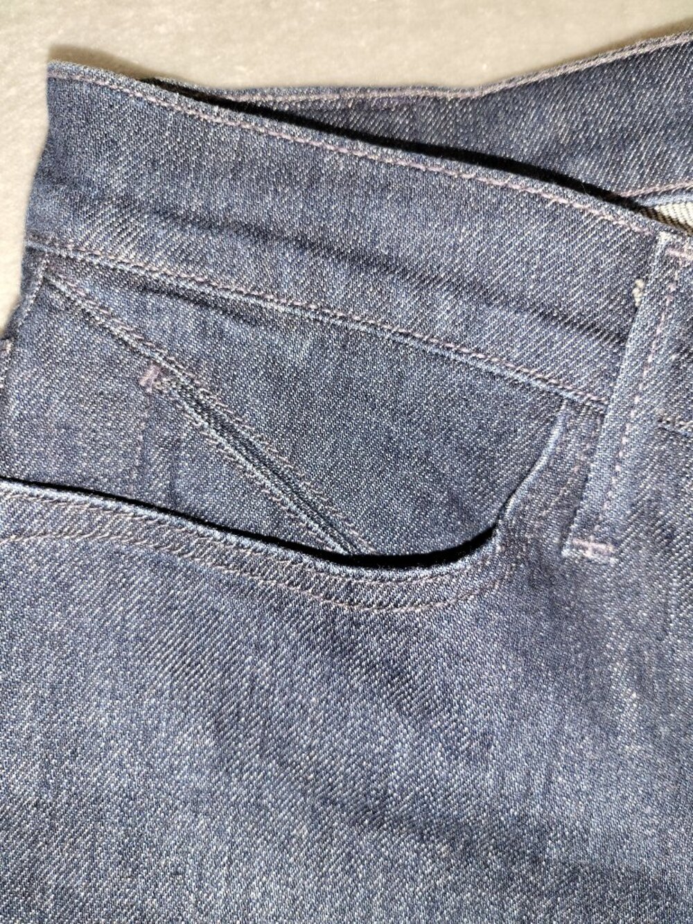 Goldsign Blue Wide Leg Trouser Jeans Women's Size 30 Made in USA Premium Denim - Picture 4 of 10